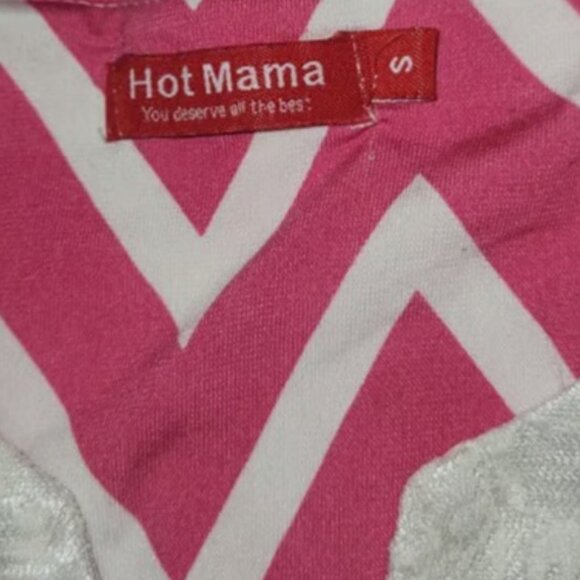 Hot Mama ***Pretty Dress with lace, Pink and white, in size small. - Picture 12 of 12
